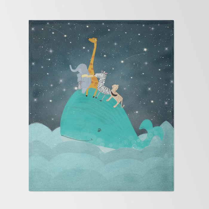 lets all go safari Throw Blanket Gallery Image 2