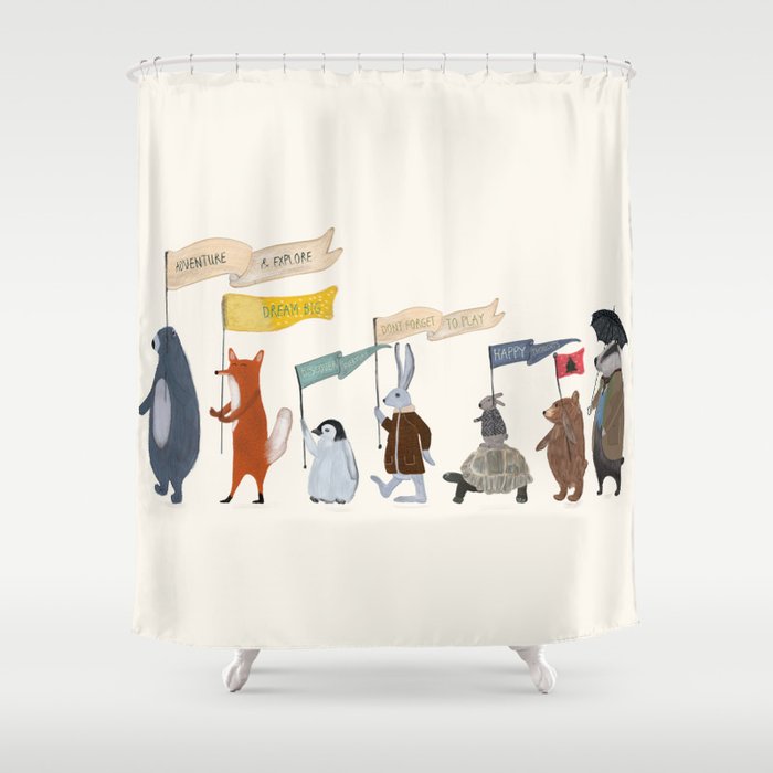 adventure and explore Shower Curtain Gallery Image 1