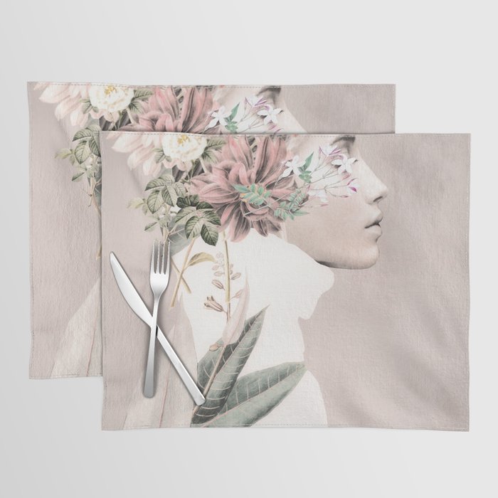 Floral Portrait 33 Placemat Gallery Image 1