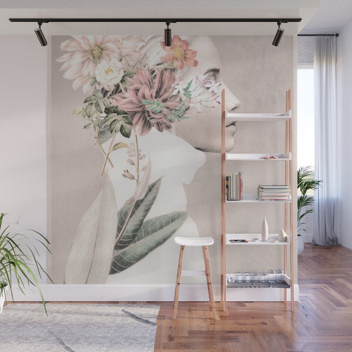 Floral Portrait 33 Wall Mural Gallery Image 1