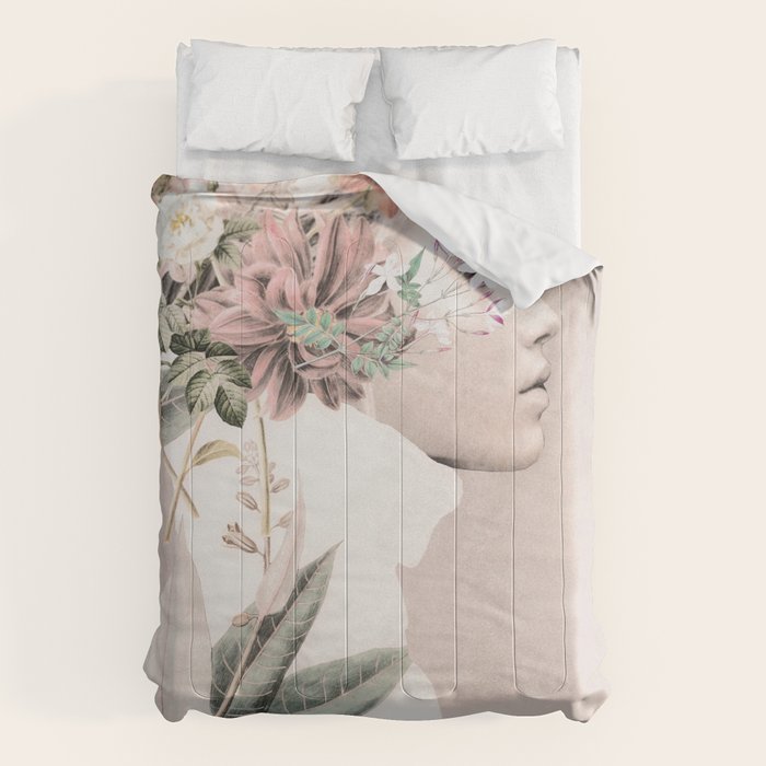 Floral Portrait 33 Comforter Gallery Image 1