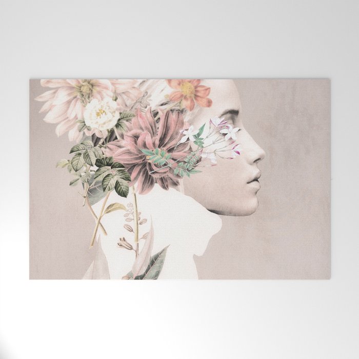 Floral Portrait 33 Welcome Mat Gallery Image 1