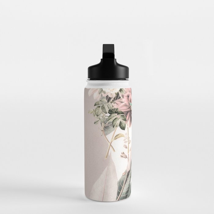 Floral Portrait 33 Water Bottle Gallery Image 3