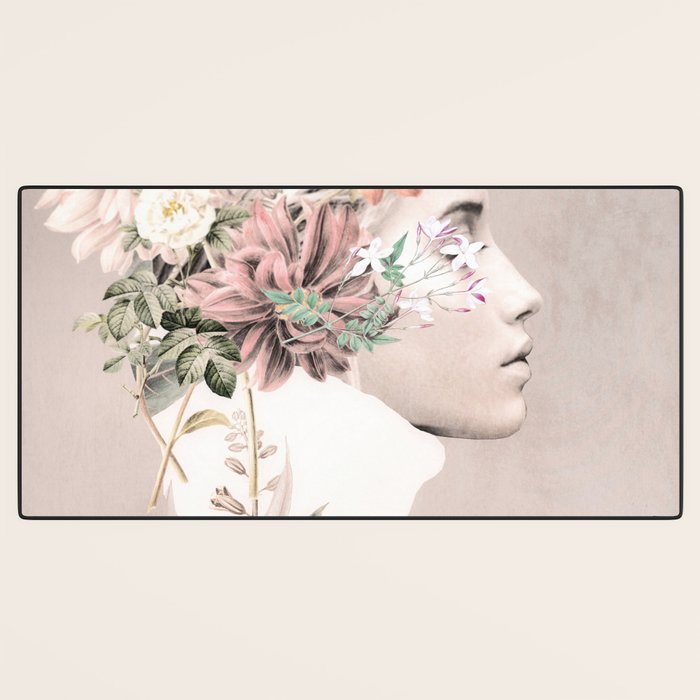 Floral Portrait 33 Desk Mat Gallery Image 3