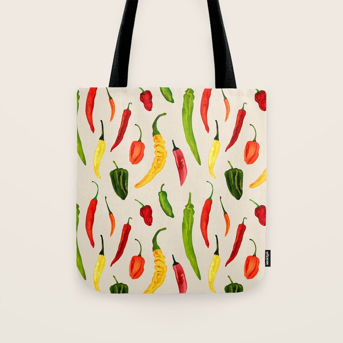 Hot Stuff Peppers Tote Bag Gallery Image 1