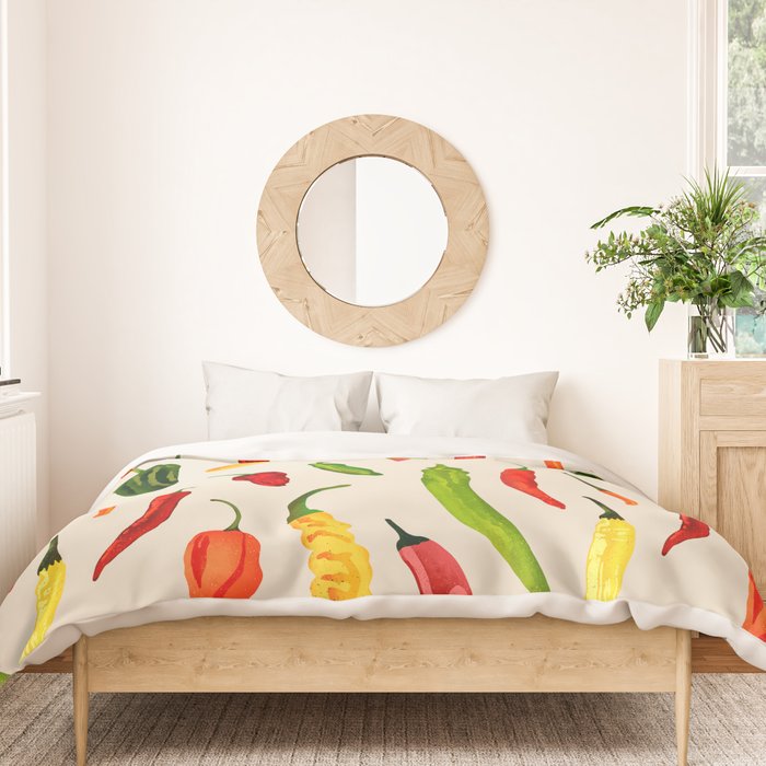 Hot Stuff Peppers Duvet Cover Gallery Image 3