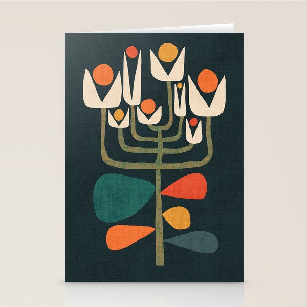 Retro botany Stationery Card Gallery Image 1