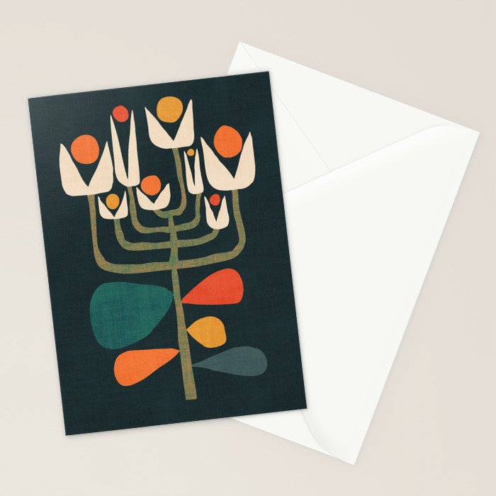 Retro botany Stationery Card Gallery Image 2