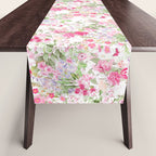 Vintage & Shabby Chic - Pastel Spring Flower Medow Table Runner Gallery Image 1