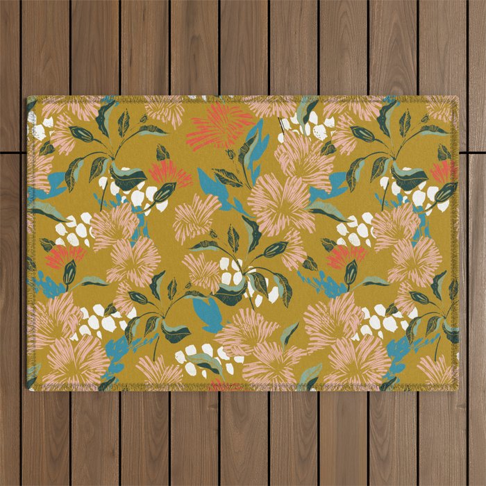 Flowering sweet bloom 02 Outdoor Rug Gallery Image 1