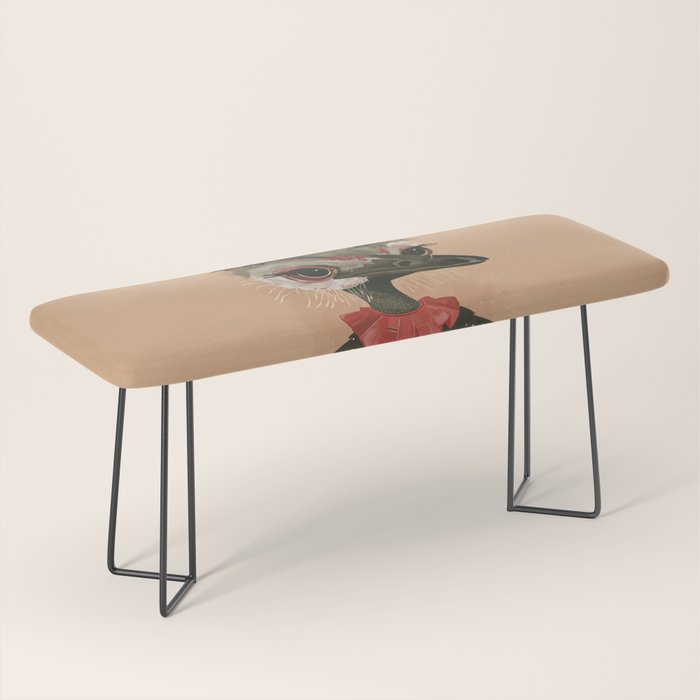 Festive Ostrich Bench Gallery Image 1