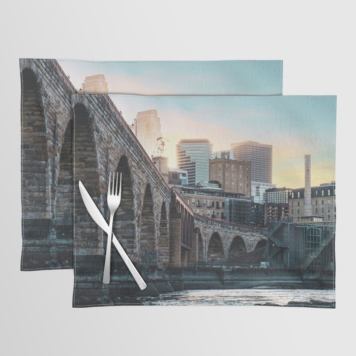 Minneapolis Sunset Placemat Gallery Image 1