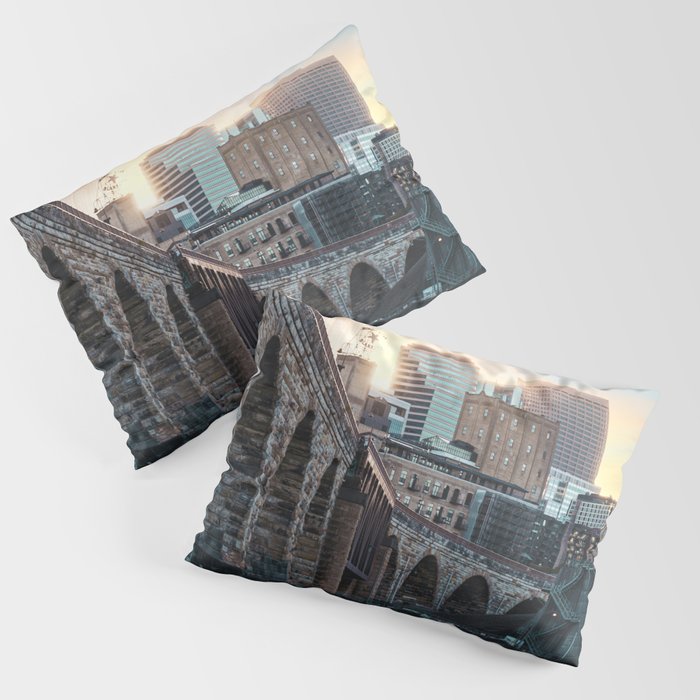 Minneapolis Sunset Pillow Sham Gallery Image 1