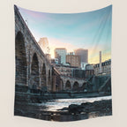 Minneapolis Sunset Wall Tapestry Gallery Image 4