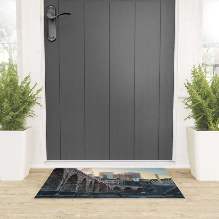 Minneapolis Sunset Welcome Mat Gallery Image 3