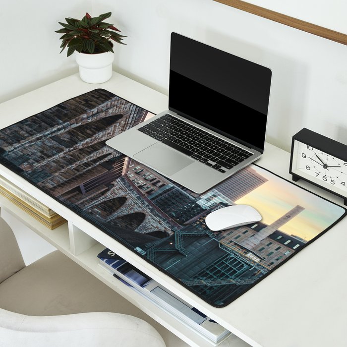 Minneapolis Sunset Desk Mat Gallery Image 2