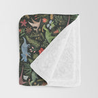 Dinosaur Jungle Throw Blanket Gallery Image 3
