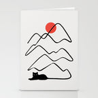 Cat Landscape 68 Stationery Card Gallery Image 2