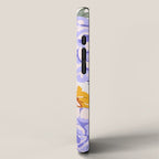 Colorful birds in garden flowers YL iPhone Case Gallery Image 2