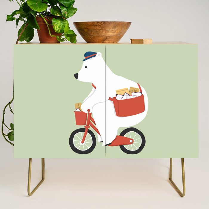 Polar bear postal express Credenza Gallery Image 1