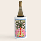 Modern Preppy Leopard Cat Jungle Oasis Wine Chiller Gallery Image 1