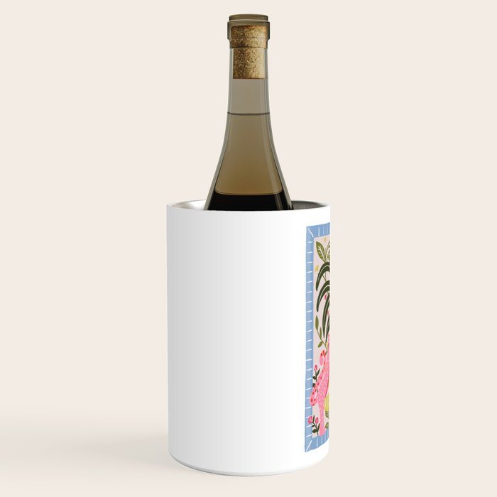 Modern Preppy Leopard Cat Jungle Oasis Wine Chiller Gallery Image 2