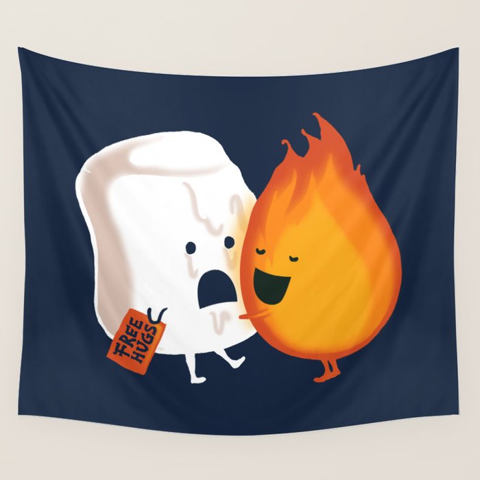 Friendly Fire Wall Tapestry Gallery Image 4