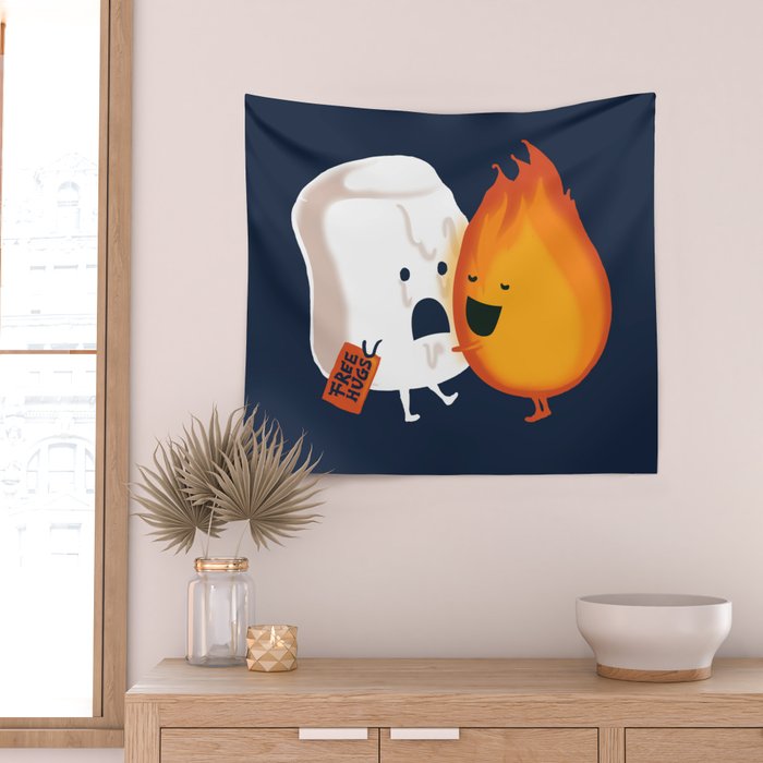 Friendly Fire Wall Tapestry Gallery Image 2
