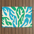 Coral Outdoor Rug Gallery Image 1