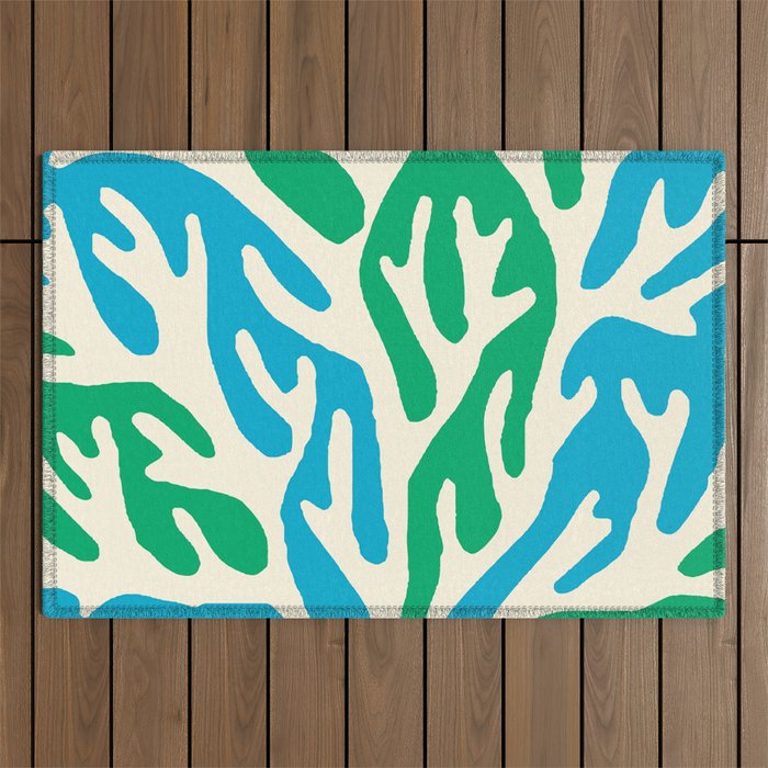 Coral Outdoor Rug Gallery Image 1
