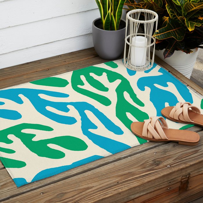 Coral Outdoor Rug Gallery Image 2