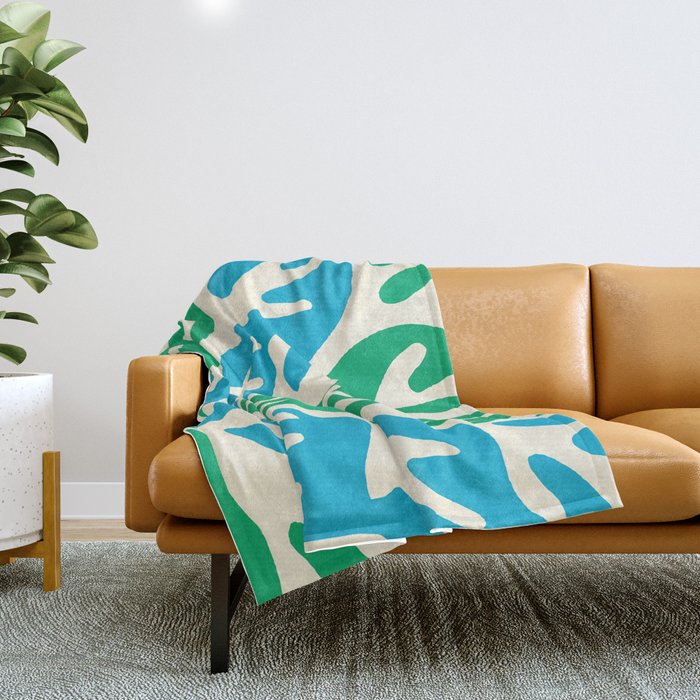 Coral Throw Blanket Gallery Image 1