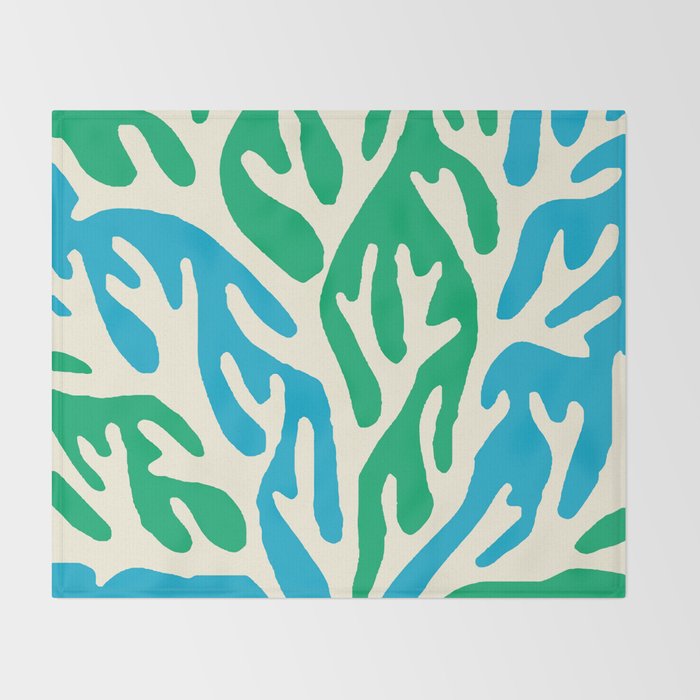Coral Throw Blanket Gallery Image 2