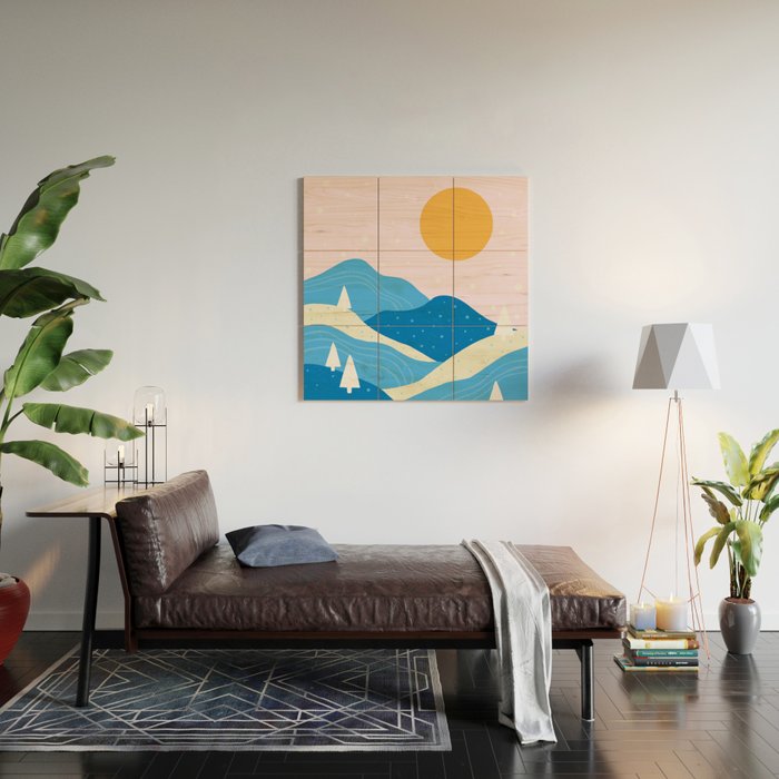 Winter Vista Wood Wall Art Gallery Image 2