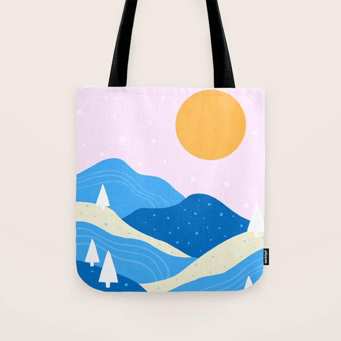 Winter Vista Tote Bag Gallery Image 1