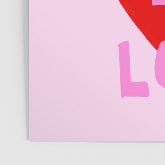 Trust Me You're Lovely - Pink and Red Poster Gallery Image 3