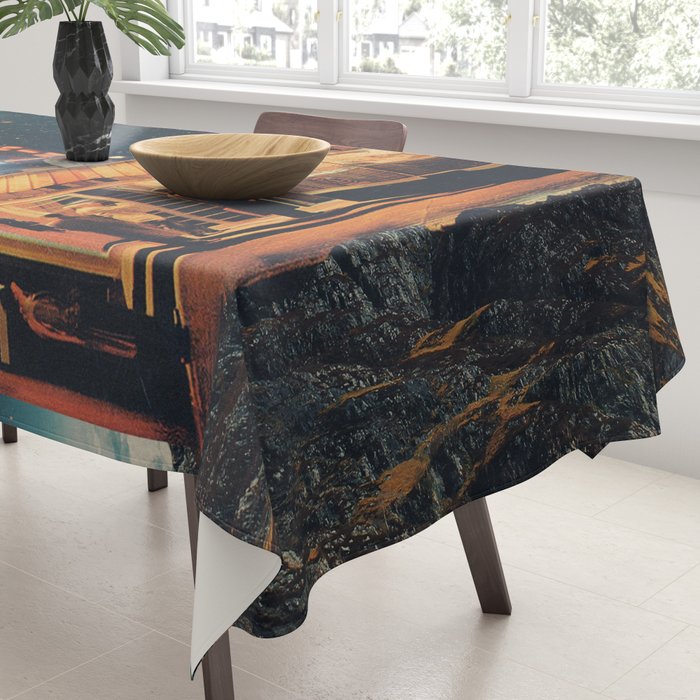 a Postcard from year 2347 Tablecloth Gallery Image 3