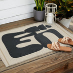 Modern Abstract Minimal Shapes 37 Outdoor Rug Gallery Image 2