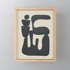 Modern Abstract Minimal Shapes 37 Mini Art Print Gallery Image 1