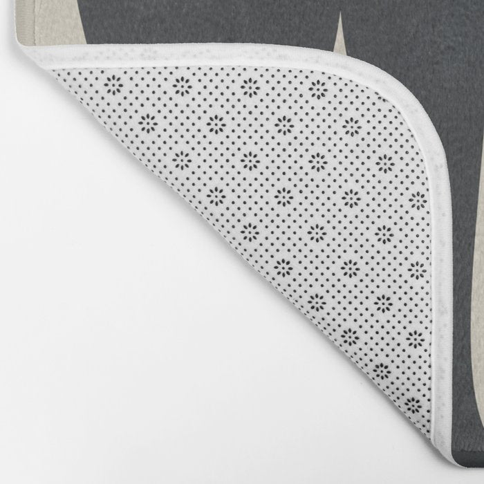 Modern Abstract Minimal Shapes 37 Bath Mat Gallery Image 2
