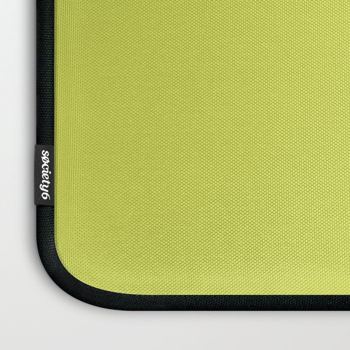 Color Block V Mint Lime Green Laptop Sleeve Gallery Image 3