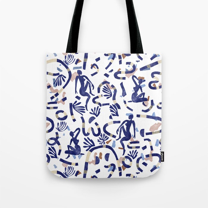 Abstract women between shapes II Tote Bag Gallery Image 1