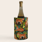 Jungle Cats In Charcoal Wine Chiller Gallery Image 3