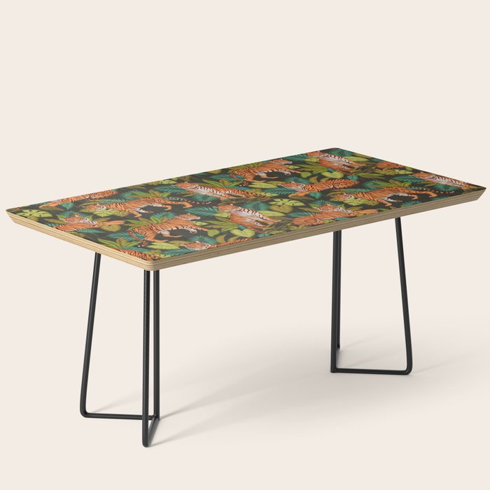 Jungle Cats In Charcoal Coffee Table Gallery Image 1