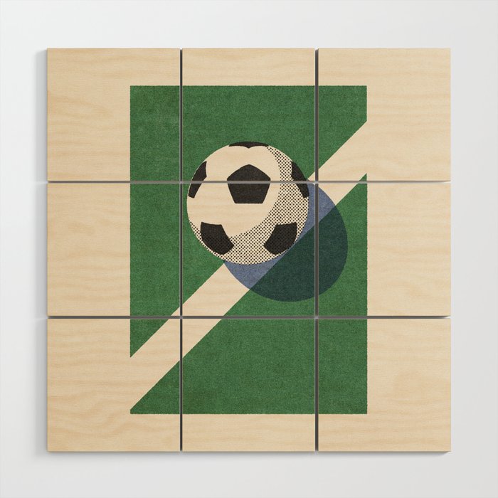 BALLS - Football - II b Wood Wall Art Gallery Image 1