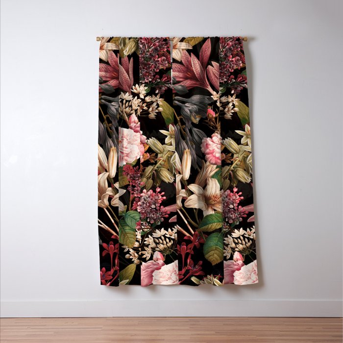Garden of Eden- Night Window Curtain Gallery Image 3