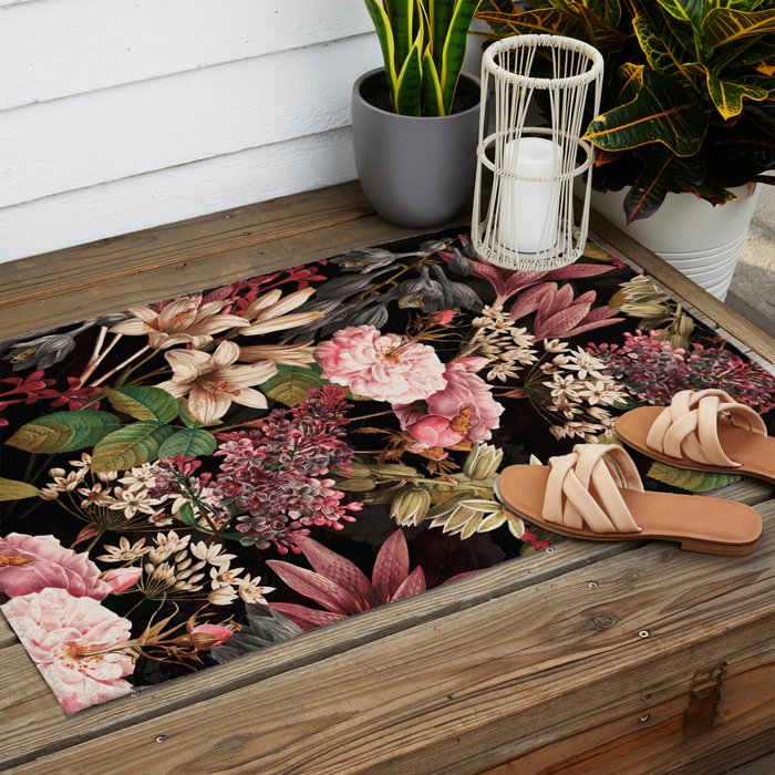 Garden of Eden- Night Outdoor Rug Gallery Image 2