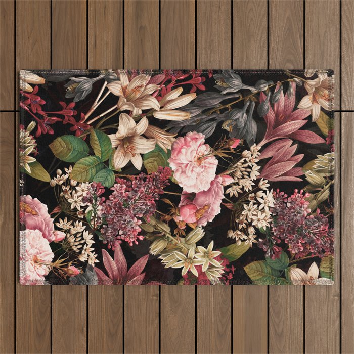 Garden of Eden- Night Outdoor Rug Gallery Image 1
