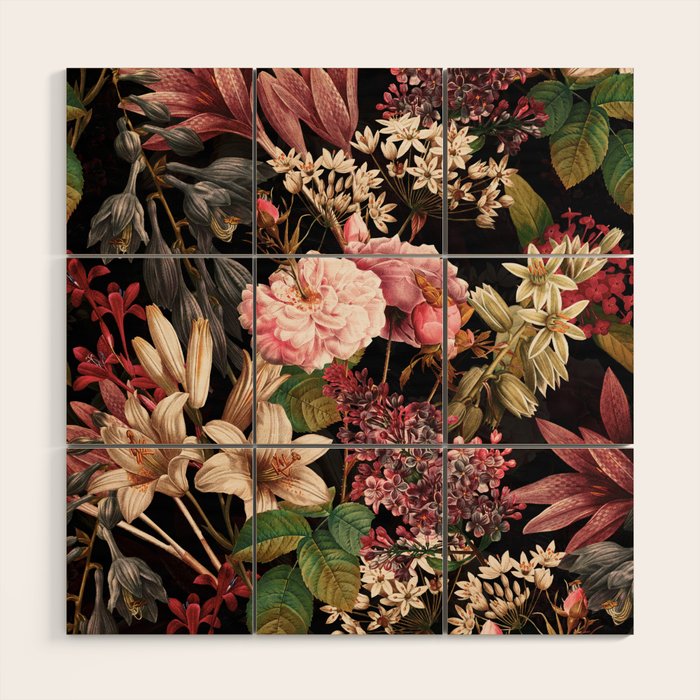 Garden of Eden- Night Wood Wall Art Gallery Image 1