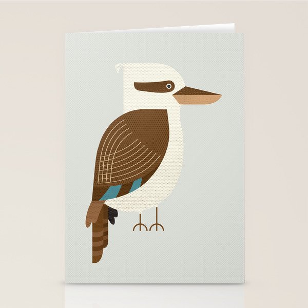 Whimsy Laughing Kookaburra Stationery Card Gallery Image 1